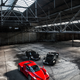 Illustration for article titled Watch This Black Ferrari Enzo Do Gratuitous Donuts In A Warehouse